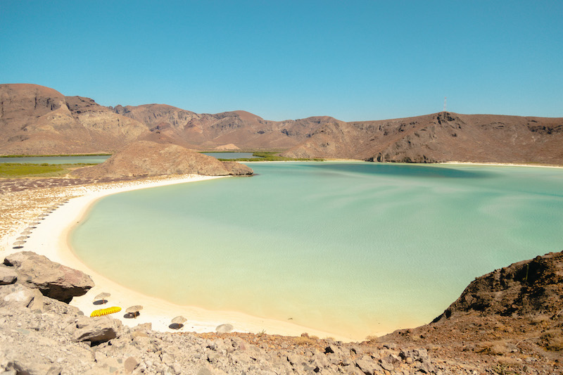 You can get to Balandra Beach from La Paz by car or bus