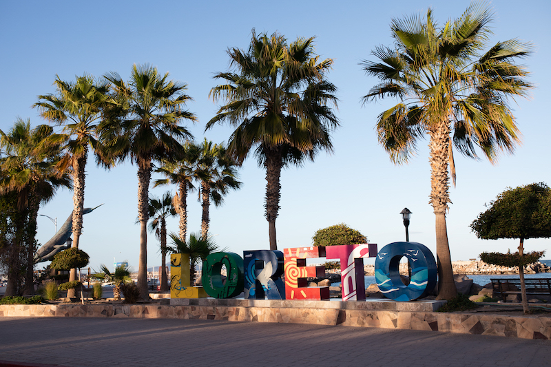 Taking a photo with the Loreto sign is one of the most unique things to do in Loreto, Baja California 