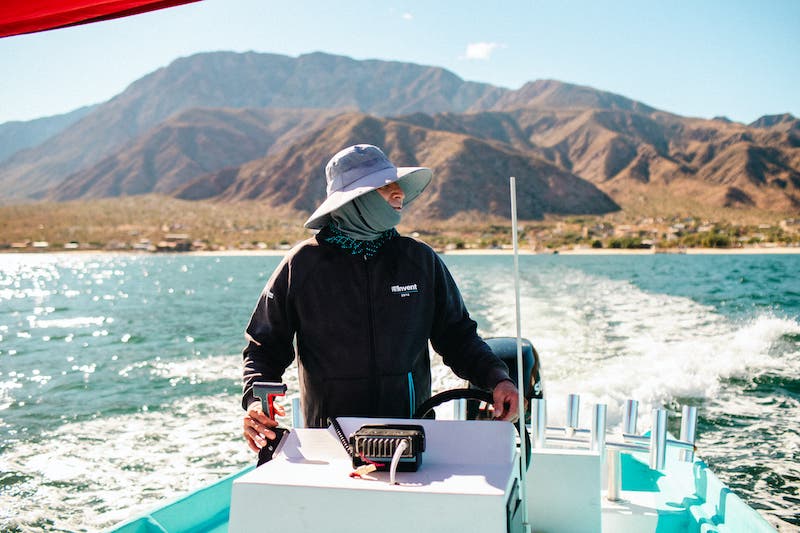 Taking a boat tour is one of the best things to do in Bahia de los Angeles