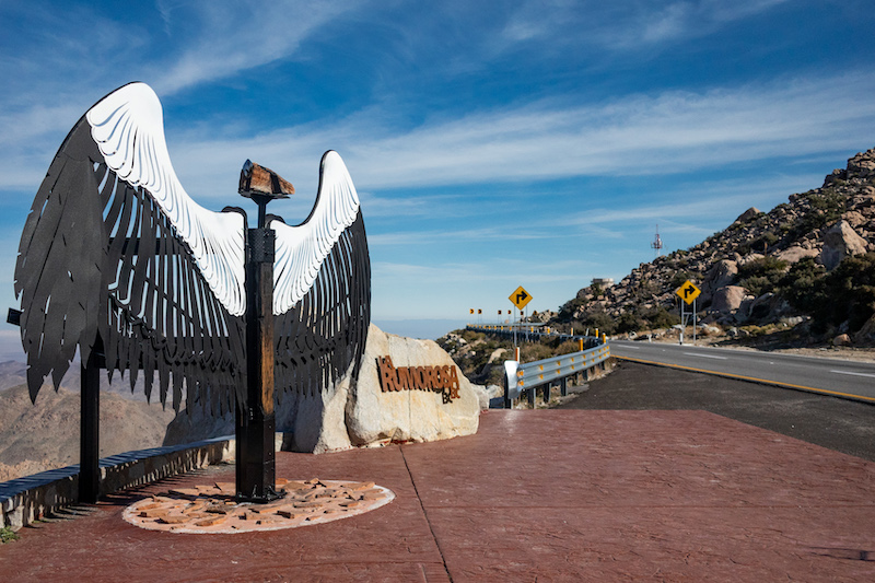 La Rumorosa Baja California is one of the most scenic highways in Mexico.