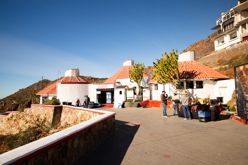 La Bufadora Baja California is the highest geyser in North America.