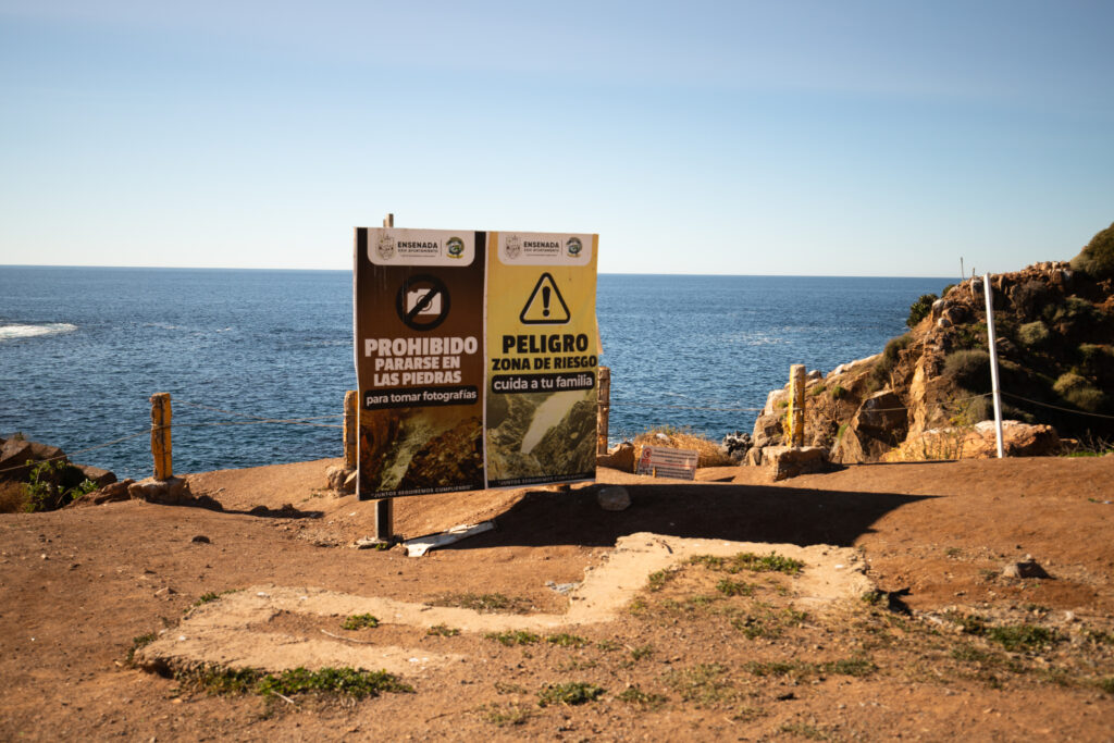 La Bufadora blowhole near Ensenada 