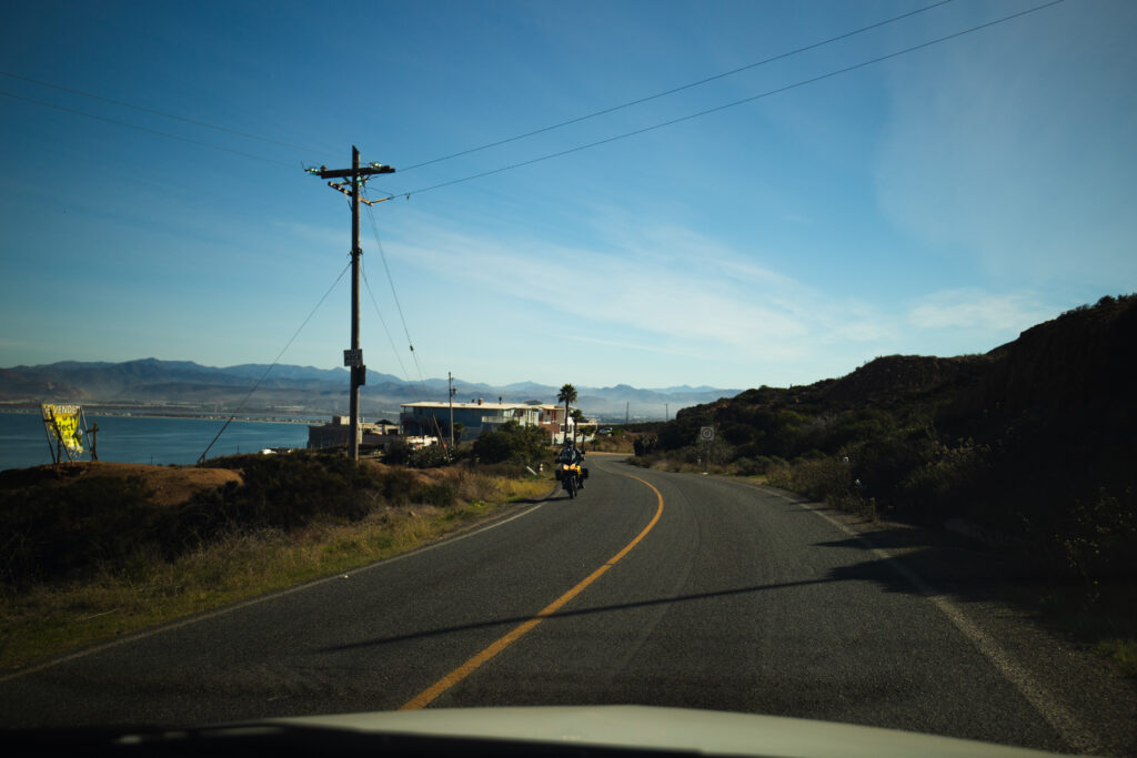 Driving to La Bufadora from Ensenada