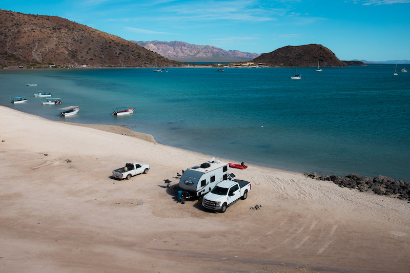 Santispac Beach near Mulege 