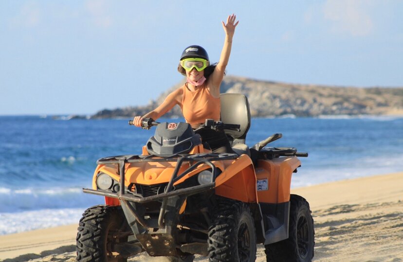 Candelaria beach ATV tours in Cabo