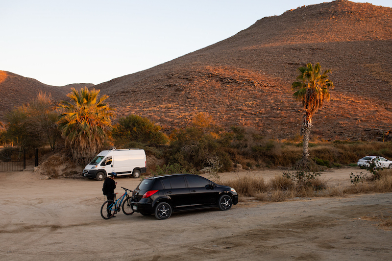 Punta Lobos parking 