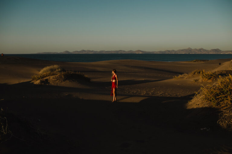 Sandborading on El Mogote Dunes is one of the best guided tours in Las Paz, Mexico