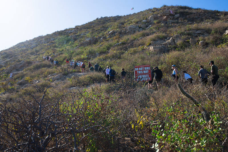 Hiking Mount Solmar in Cabo san Lucas